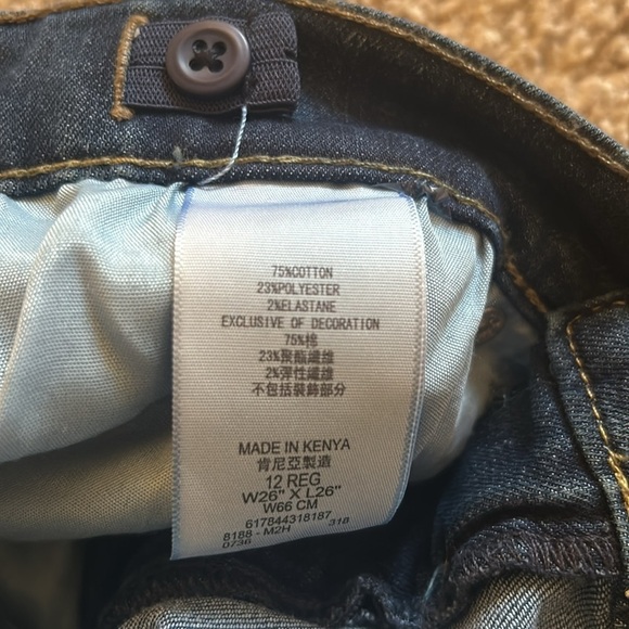 Boys 12 regular Levi Strauss and Co Jeans W26L26 - Picture 5 of 5